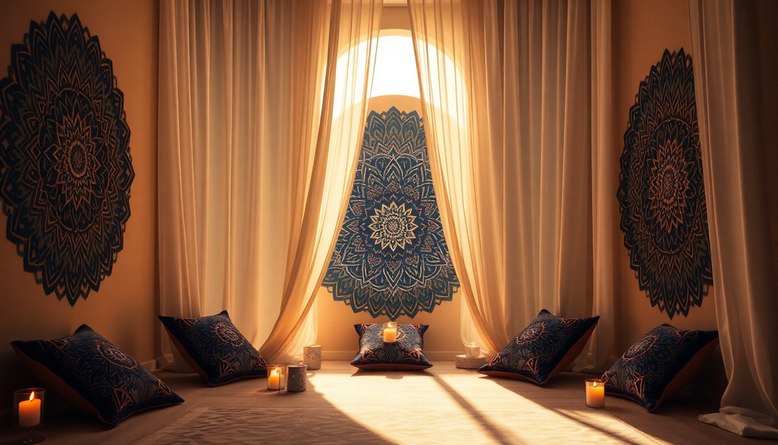 Elevate Your Space: Infusing Spiritual Serenity with Mandala Designs